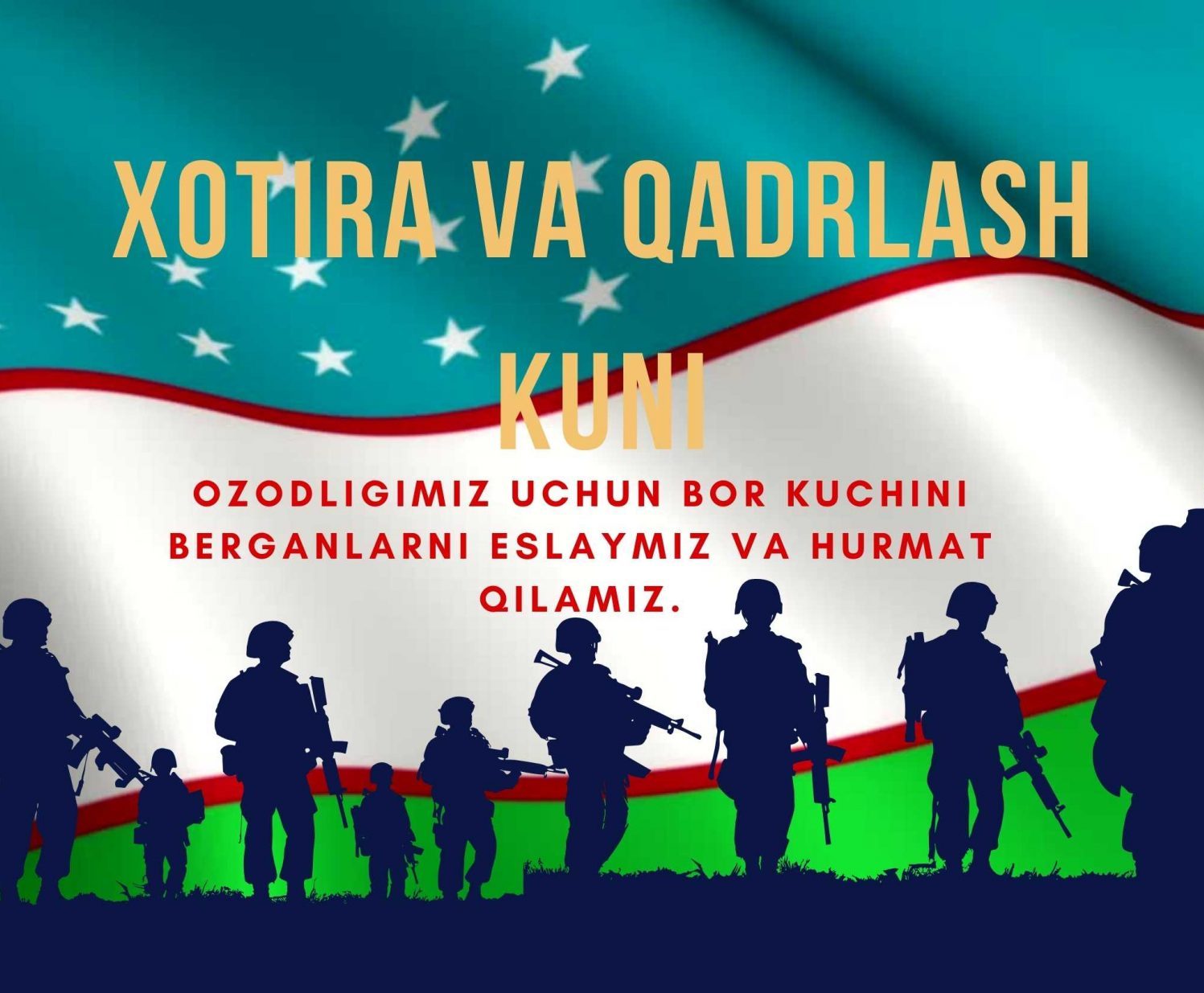 9 мая Узбекистан отмечает День Памяти и Почестей